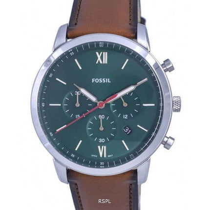 Fossil Neutra Chronograph Leather Green Dial Quartz FS5735 Mens Watch