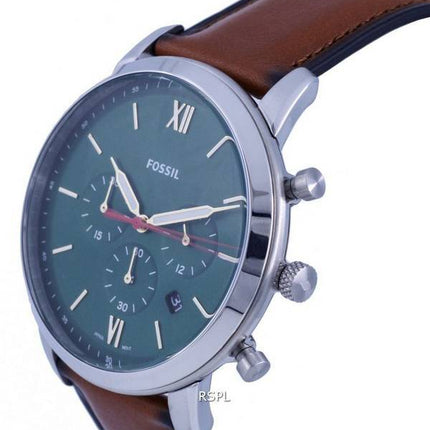 Fossil Neutra Chronograph Leather Green Dial Quartz FS5735 Mens Watch