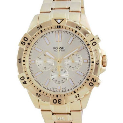 Fossil Garrett Stainless Steel Chronograph Quartz FS5772 100M Men's Watch