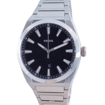 Fossil Everett Black Dial Stainless Steel Quartz FS5821 Men's Watch