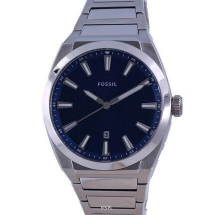 Fossil Everett Blue Dial Stainless Steel Quartz FS5822 Men's Watch