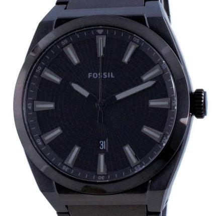 Fossil Everett Black Dial Stainless Steel Quartz FS5824 Men's Watch