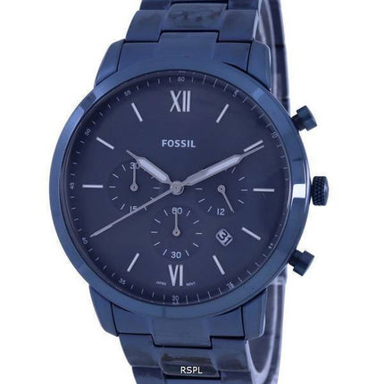 Fossil Neutra Chronograph Blue Dial Stainless Steel Quartz FS5826 Men's Watch