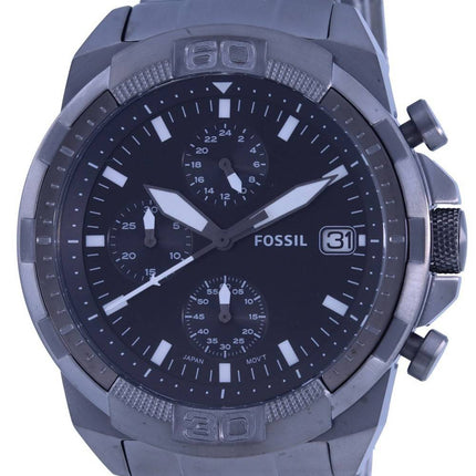 Fossil Bronson Chronograph Black Dial Stainless Steel Quartz FS5852 Men's Watch
