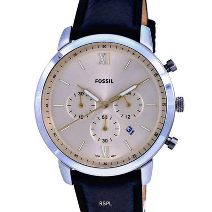 Fossil Neutra Chronograph Leather Cream Dial Quartz FS5885 Mens Watch