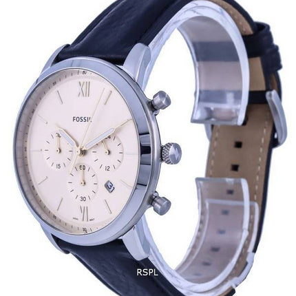 Fossil Neutra Chronograph Leather Cream Dial Quartz FS5885 Mens Watch