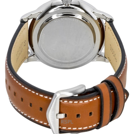 Fossil Neutra Moonphase Leather Strap Multifunction Blue Dial Quartz FS5903 Men's Watch