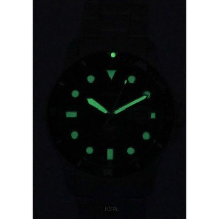 Fossil Blue Dive Style Stainless Steel Black Dial Quartz FS5952 100M Mens Watch