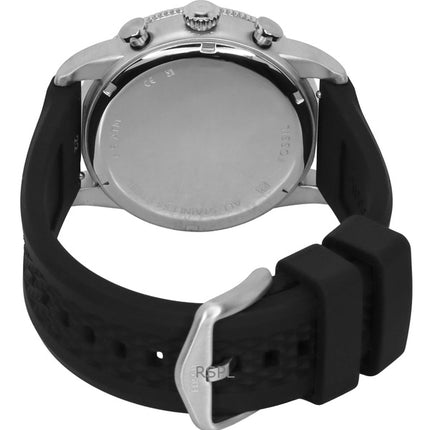 Fossil Sport Tourer Chronograph Leather Strap White Dial Quartz FS6087 Men's Watch