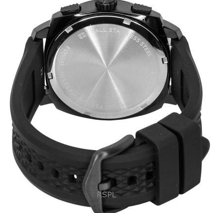 Fossil Machine Chronograph Silicone Strap Black Dial Quartz FS6099 Men's Watch