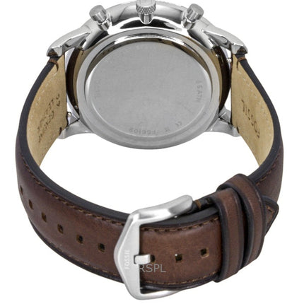 Fossil Neutra Chronograph Leather Strap Blue Sunray Dial Quartz FS6109 Men's Watch