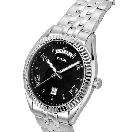 Fossil Campbell Stainless Steel Black Dial Quartz FS6139 Men's Watch