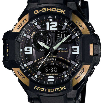 Casio G-Shock Gavitymaster Neon Illuminator Analog-Digital GA-1000-9G Mens Watch