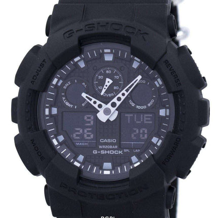 Casio G-Shock Analog Digital Shock Resistant GA-100BBN-1A GA100BBN-1A Men's Watch