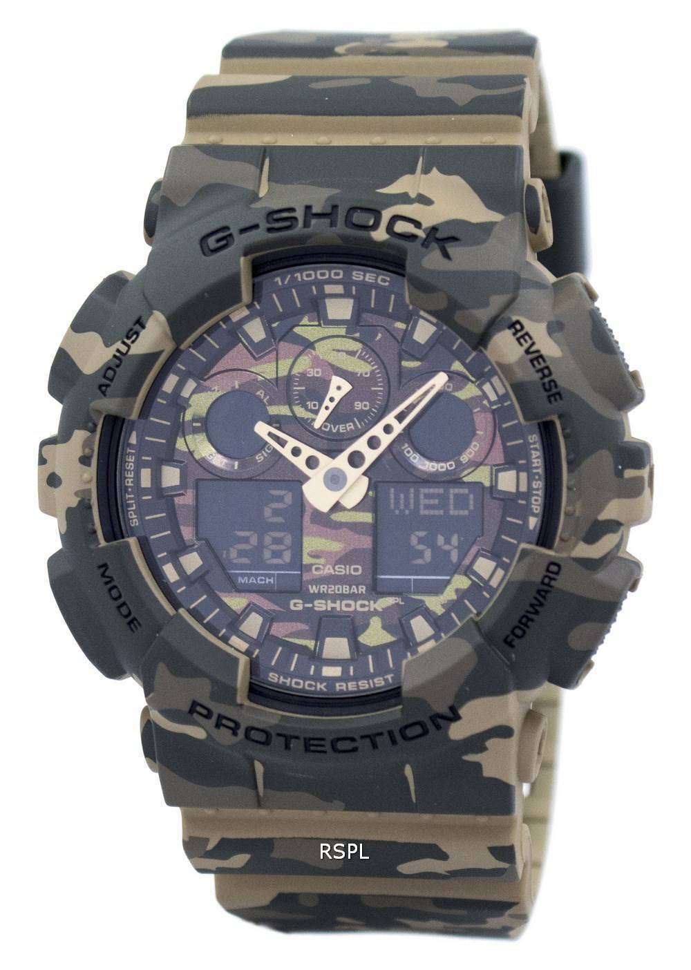 Edition G Shock Camouflage Series GA100CM-4A G-SHOCK ANALOG