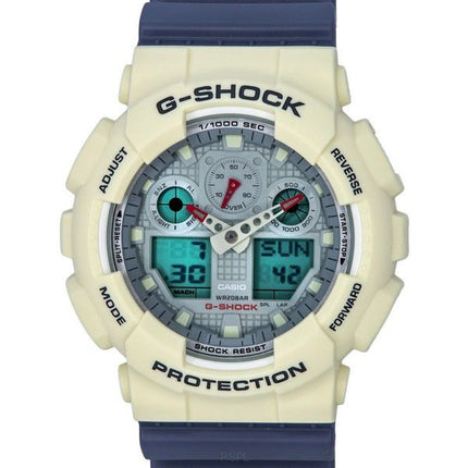 Casio G-Shock Analog Digital Retro Fashion Vintage Series Quartz GA-100PC-7A2 GA100PC-7A2 100M Men's Watch
