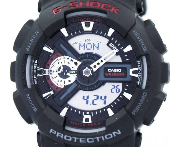 Casio G-Shock World Time Analog Digital GA-110-1A GA110 Mens Watch