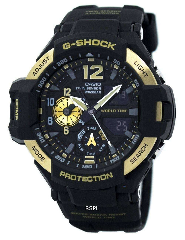 Casio G-Shock GRAVITYMASTER Twin Sensor World Time GA-1100-9G