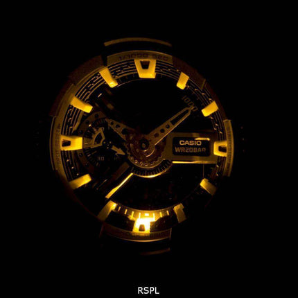 Casio G-Shock Shock Resistant Analog Digital GA-110BY-1A Men's Watch