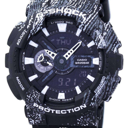 Casio G-Shock Shock Resistant World Time Alarm Analog Digital GA-110TX-1A Men's Watch