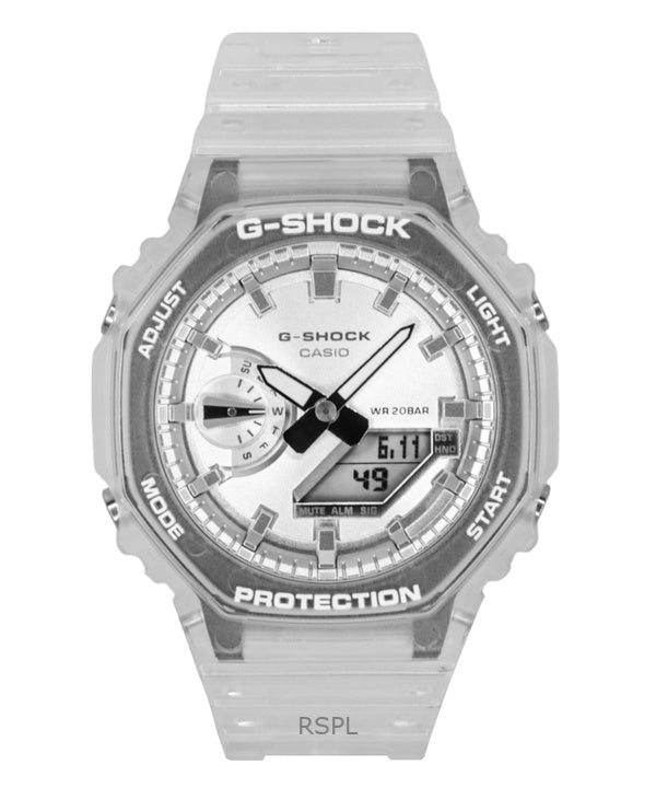 Casio G-Shock Analog Digital Resin Strap Grey Dial Quartz GA-2100BM-7A8 200M Unisex Watch