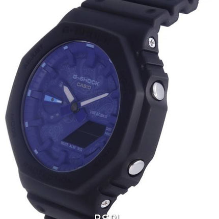 Casio G-Shock Analog Digital Blue Dial Quartz GA-2100BP-1A GA2100BP-1 200M Mens Watch