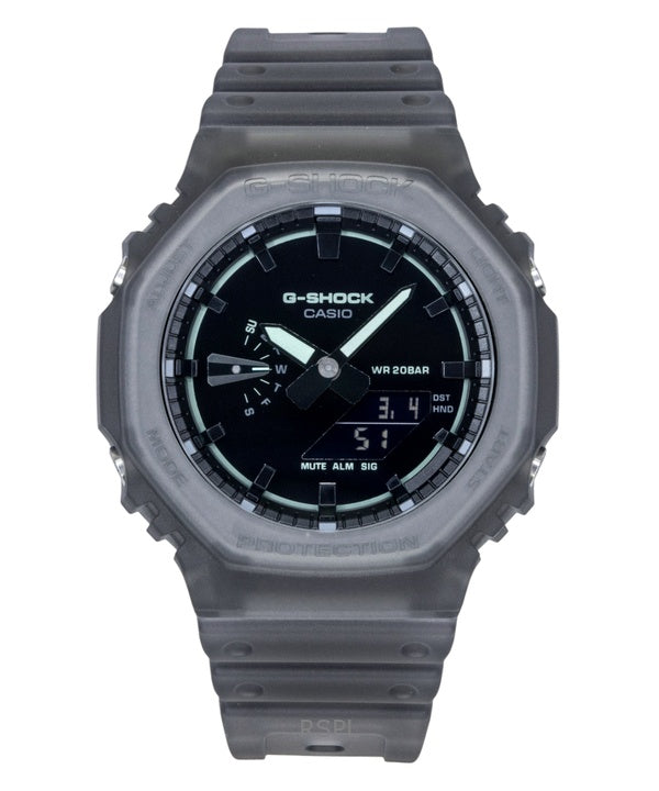 Casio G-Shock Analog Digital Resin Strap Black Dial Quartz GA-2100K-1A 200M Men's Watch