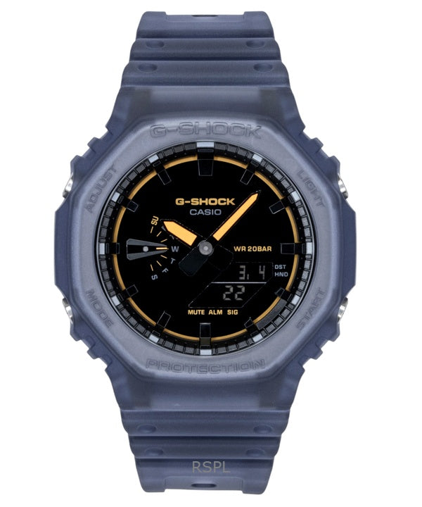 Casio G-Shock Analog Digital Resin Strap Black Dial Quartz GA-2100K-2A 200M Men's Watch
