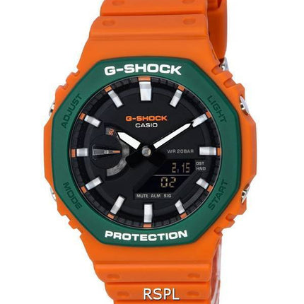 Casio G-Shock Orange Analog Digital Quartz GA-2110SC-4A GA2110SC-4 200M Mens Watch