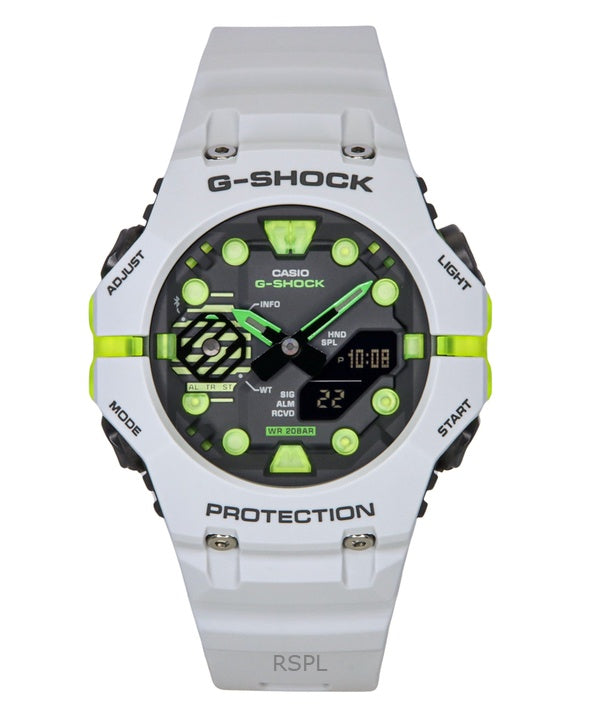 Casio G-Shock Analog Digital Smartphone Link Resin Strap Grey Dial Quartz GA-B001MW-8A 200M Men's Watch