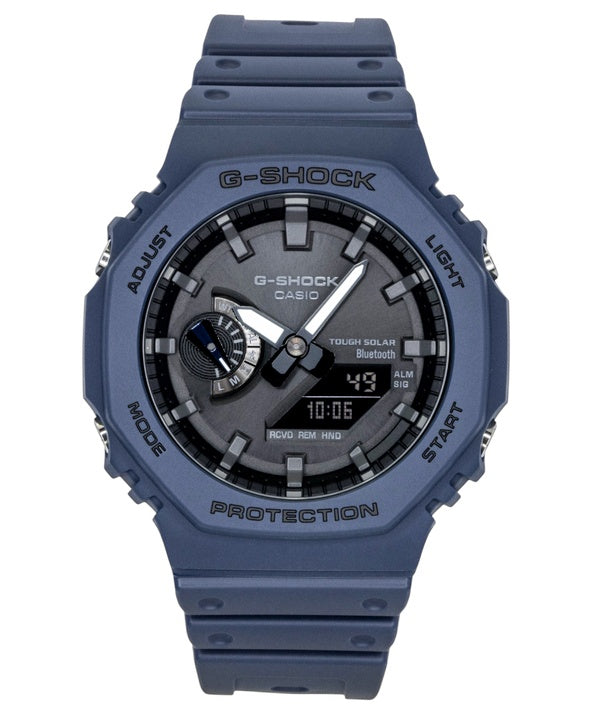 Casio G-Shock Smartphone Link Analog Digital Resin Strap Black Dial Solar GA-B2100-2A 200M Men's Watch