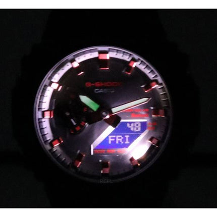 Casio G-Shock Analog Digital X Ignite Red Series Solar GA-B2100BNR-1A GAB2100BNR-1 200M Mens Watch
