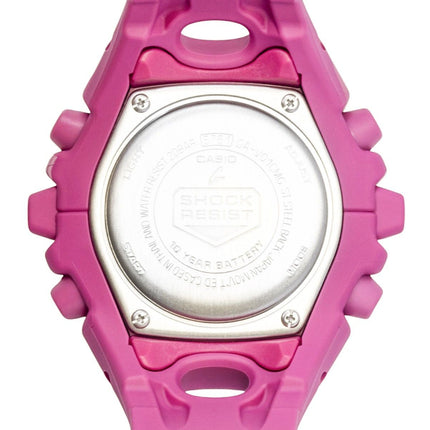 Casio G-Shock Analog Digital Resin Strap Pink Dial Quartz GA-V01CMG-4A 200M Women's Watch