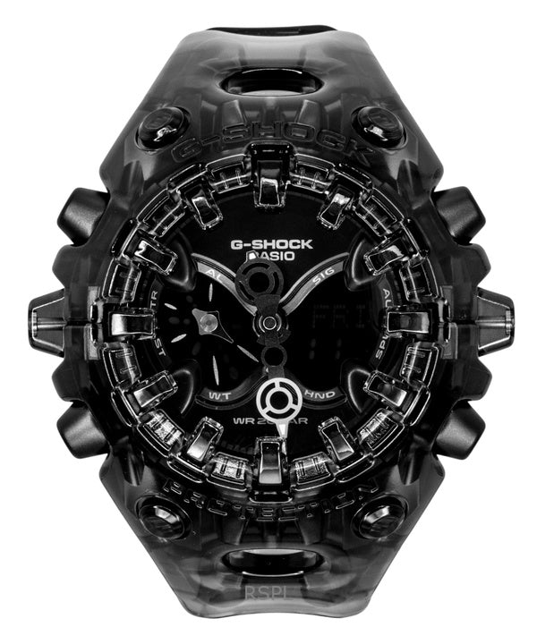 Casio G-Shock Resin Strap Analog Digital Black Dial Quartz GA-V01SKE-8A 200M Men's Watch