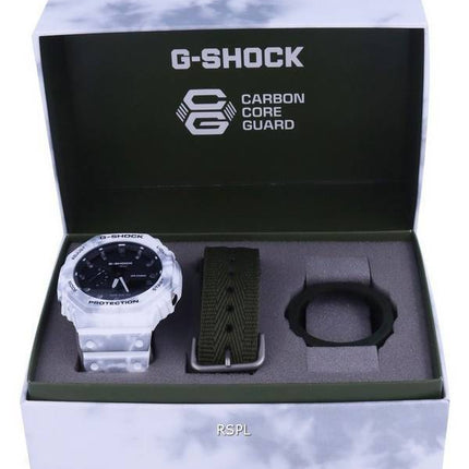Casio G-Shock Analog Digital Black Dial Quartz GAE-2100GC-7A GAE2100GC-7 200M Mens Watch