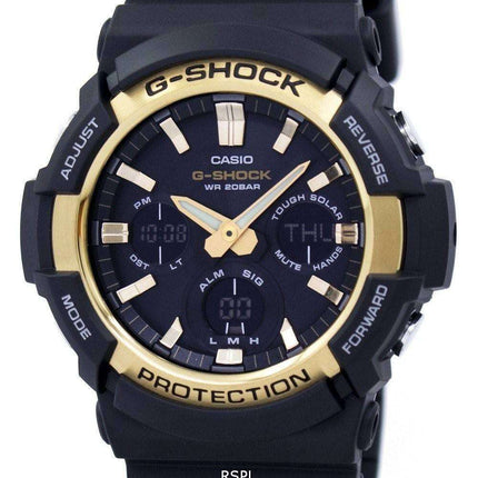 Casio G-Shock Tough Solar Shock Resistant Alarm GAS-100G-1A Men's Watch