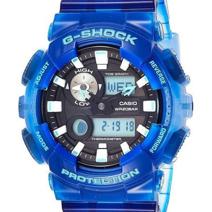 Casio G-Shock G-Lide Analog Digital Resin Strap Black Dial Quartz GAX-100MSA-2A 200M Men's Watch