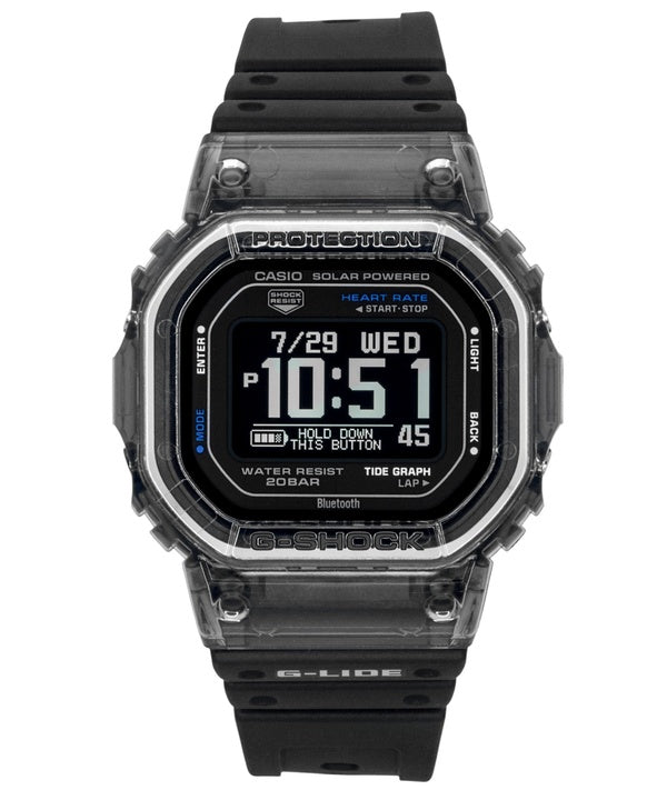 Casio G-Shock G-Lide Smartphone Link Digital Bio-Based Resin Strap Solar GBX-H5600-1 200M Men's Watch