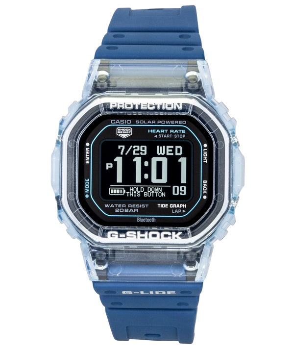 Casio G-Shock G-Lide Smartphone Link Digital Bio-Based Resin Strap Solar GBX-H5600-2 200M Men's Watch
