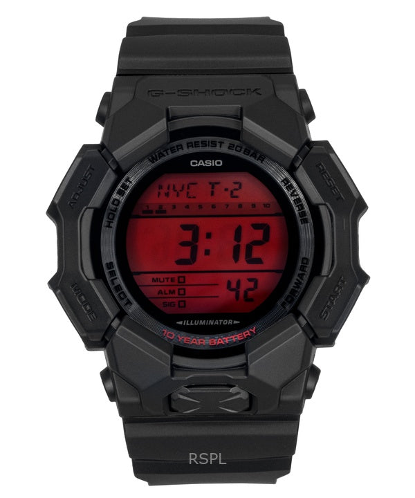Casio G-Shock Digital Resin Strap Quartz GD-010BBR-1 200M Men's Watch