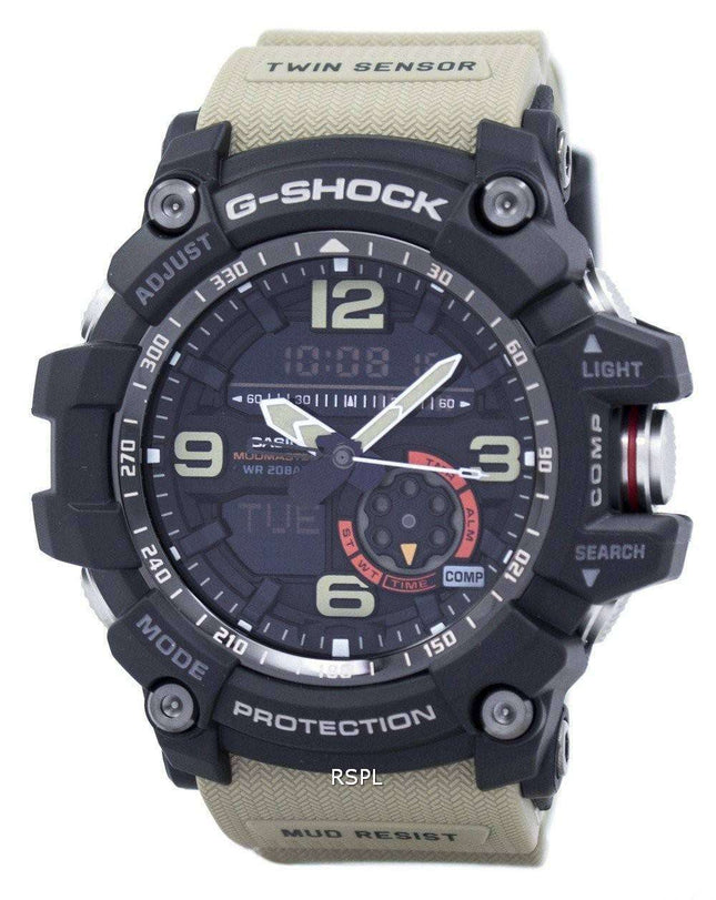 Casio G-Shock Mudmaster Analog Digital Twin Sensor GG-1000-1A5 Men's Watch