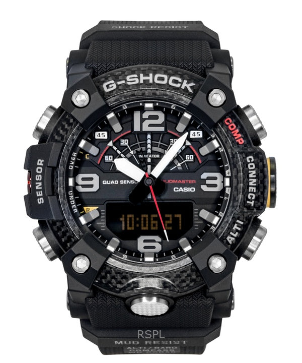 Casio G-Shock Master of G-Land Mudmaster Analog Digital Smartphone Link Black Dial Quartz GG-B100X-1A 200M Men's Watch
