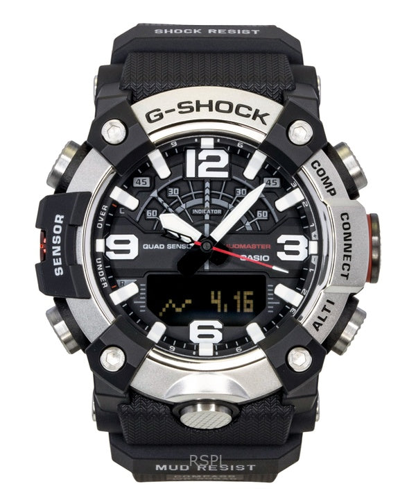 Casio G-Shock Master of G-Land Mudmaster Analog Digital Smartphone Link Black Dial Quartz GG-B100XM-1A 200M Men's Watch