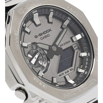 Casio G-Shock Metal Covered Analog Digital Resin Strap Quartz GM-2100-1A GM2100-1 200M Men's Watch