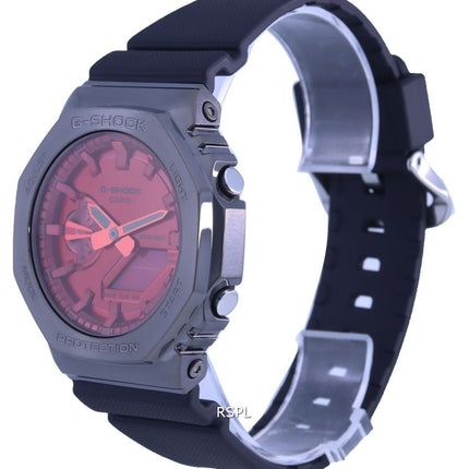 Casio G-Shock World Time Analog Digital Metal Covered GM-2100B-4A GM2100B-4 200M Women's Watch