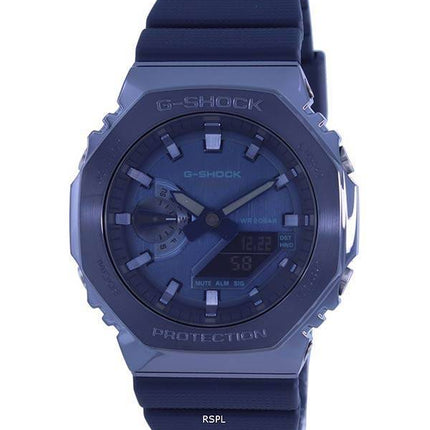 Casio G-Shock World Time Analog Digital Metal Covered GM-2100N-2A GM2100N-2 200M Women's Watch