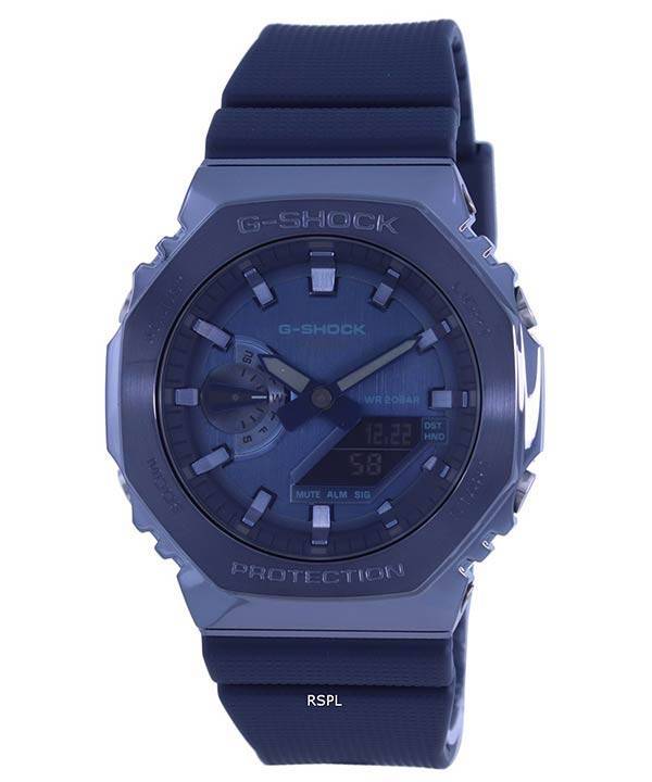 Casio G-Shock World Time Analog Digital Metal Covered GM-2100N-2A GM2100N-2 200M Women's Watch