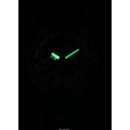 Casio G-Shock G-Steel Fine Metallic Tough Silicone Strap Grey Dial Quartz GM-2100YM-8A 200M Men's Watch