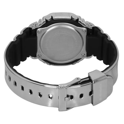 Casio G-Shock G-Steel Fine Metallic Tough Silicone Strap Grey Dial Quartz GM-2100YM-8A 200M Men's Watch
