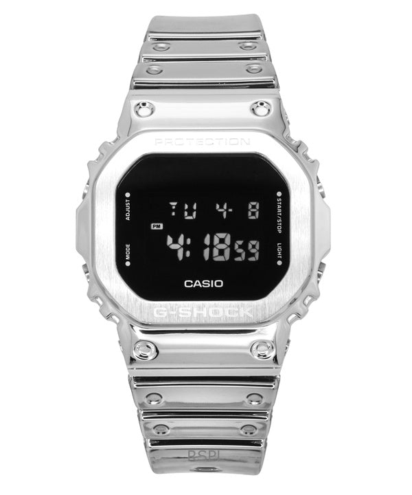 Casio G-Shock G-Steel Digital Fine Metallic Tough Silicone Strap Quartz GM-5600YM-8 200M Men's Watch